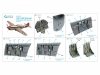 Quinta Studio QD48587 P-40E Warhawk 3D-Printed & coloured Interior on decal paper (Eduard) 1/48